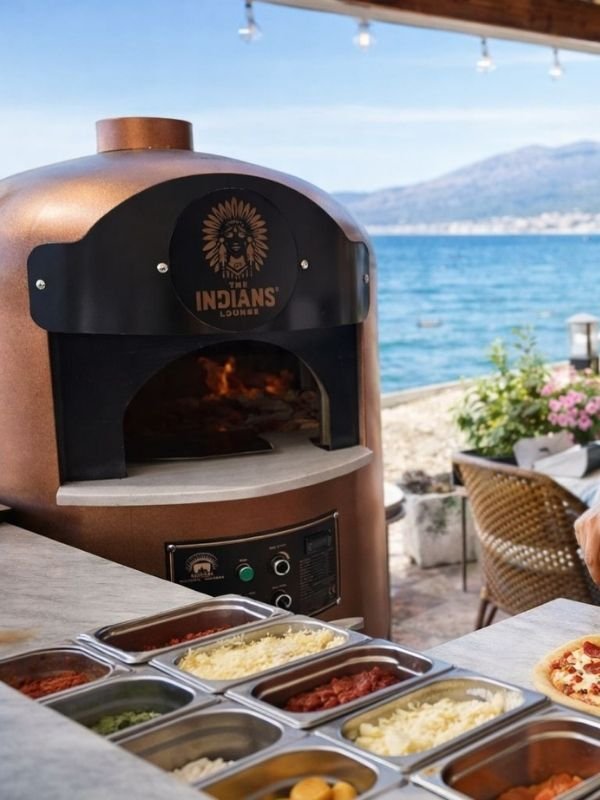 Odunlu Taş Pizza Fırını 100cm